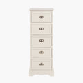 Croft Linen Pine 5 Drawer Tall Unit