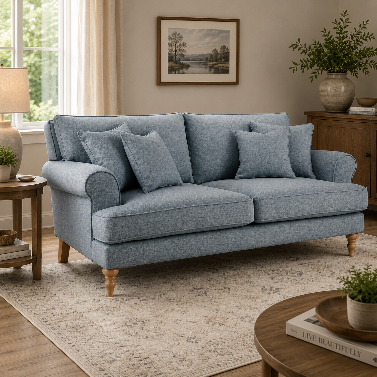Medium Sofa Agmamito Faro 9 The Great Sofa Company | Norbury | Eastwood | Marylebone | Arlan | Summer | Margot