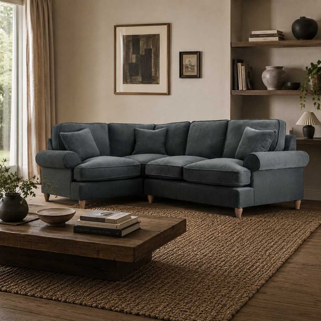 1 Corner 2 Manhattan Charcoal The Great Sofa Company | Victoria | Bromfield | Lola | Alfie | Mari | Longfellow | Duresta Style