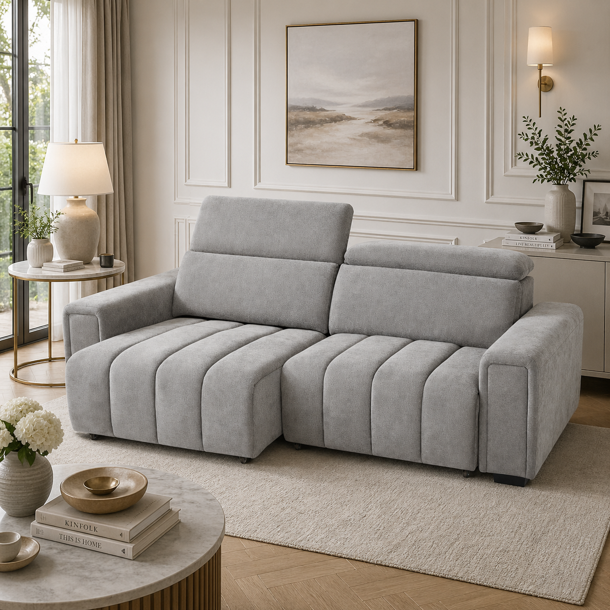 Molly Electric Sofabed Grey 3 Seater