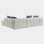 Genoa Sofa Beige Right Hand Corner