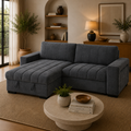 Franklin Sofabed Grey Universal Corner