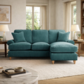 Right Hand Chaise Sofa Manhattan Emerald The Great Sofa Company | Victoria | Bromfield | Lola | Alfie | Mari | Longfellow | Duresta Style