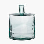Clear Recycled Glass Bottle Vase