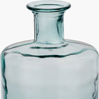 Clear Recycled Glass Tall Bottle Vase