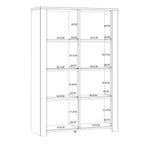 Bohol 2 Door Display Cabinet in Riviera Oak/Navy