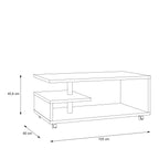 Bailey Coffee Table in Antique Oak