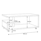 Bailey Coffee Table in Sand Oak