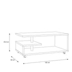 Bailey Coffee Table in Old Vintage Wood