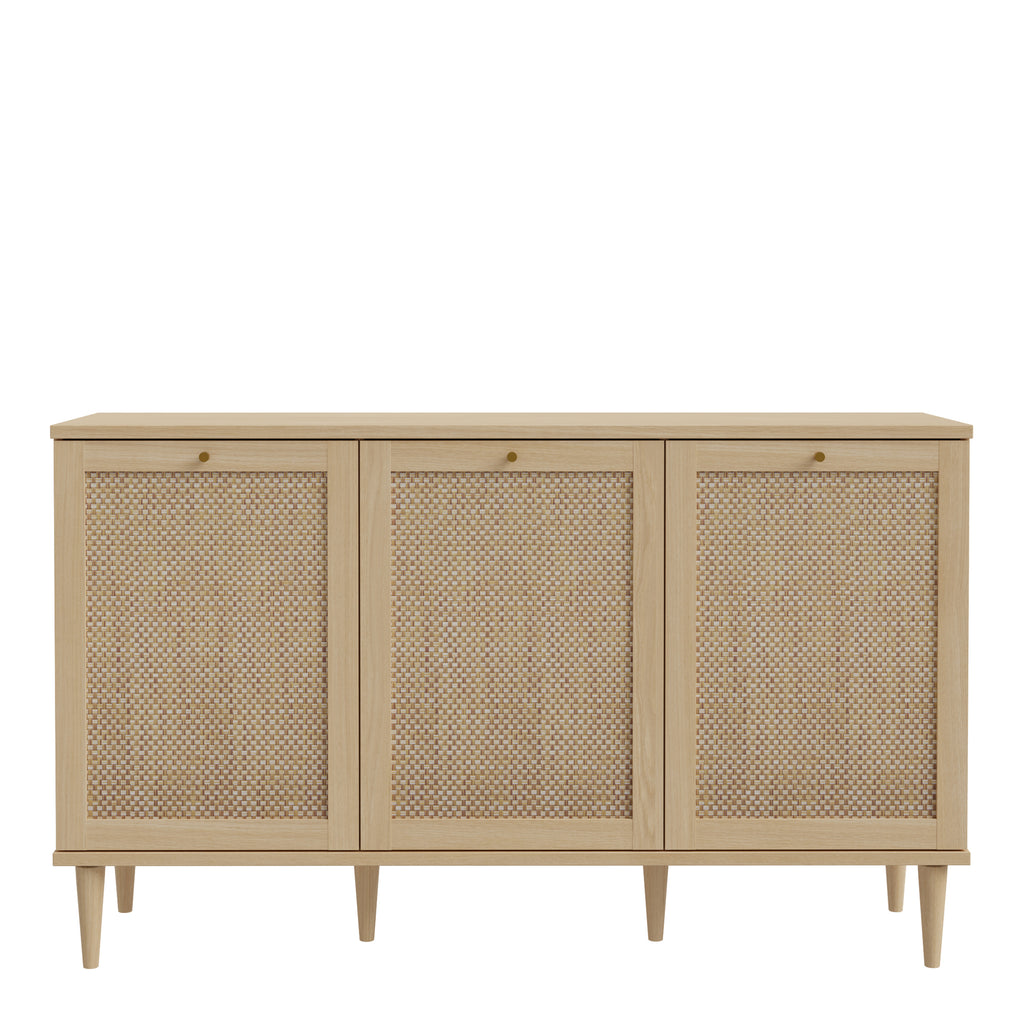 Calasetta 3 Door Sideboard in Rattan