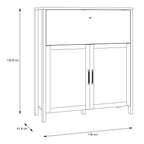 Malte Brun Bar Chest in Waterford Oak