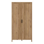 Malte Brun Hallway Wardrobe in Waterford Oak