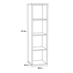 Mauro 3 Shelves Storage Unit in Sand Oak