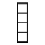 Mauro 3 Shelves Storage Unit in Matt Black