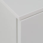 Sienna Bedside in White/White High Gloss