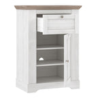 Illopa Chest of Drawers in Oak Nelson/Snowy Oak