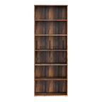 Essential Wide 5 Shelf Bookcase in Vintage Oak