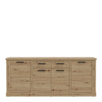 Corona 4 Door 2 Drawer Sideboard in Artisan Oak