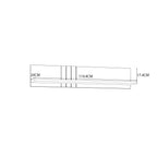 Grafton Wall Shelf In Cream and Oak