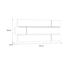 Klara Wall Shelf inc LED Lighting