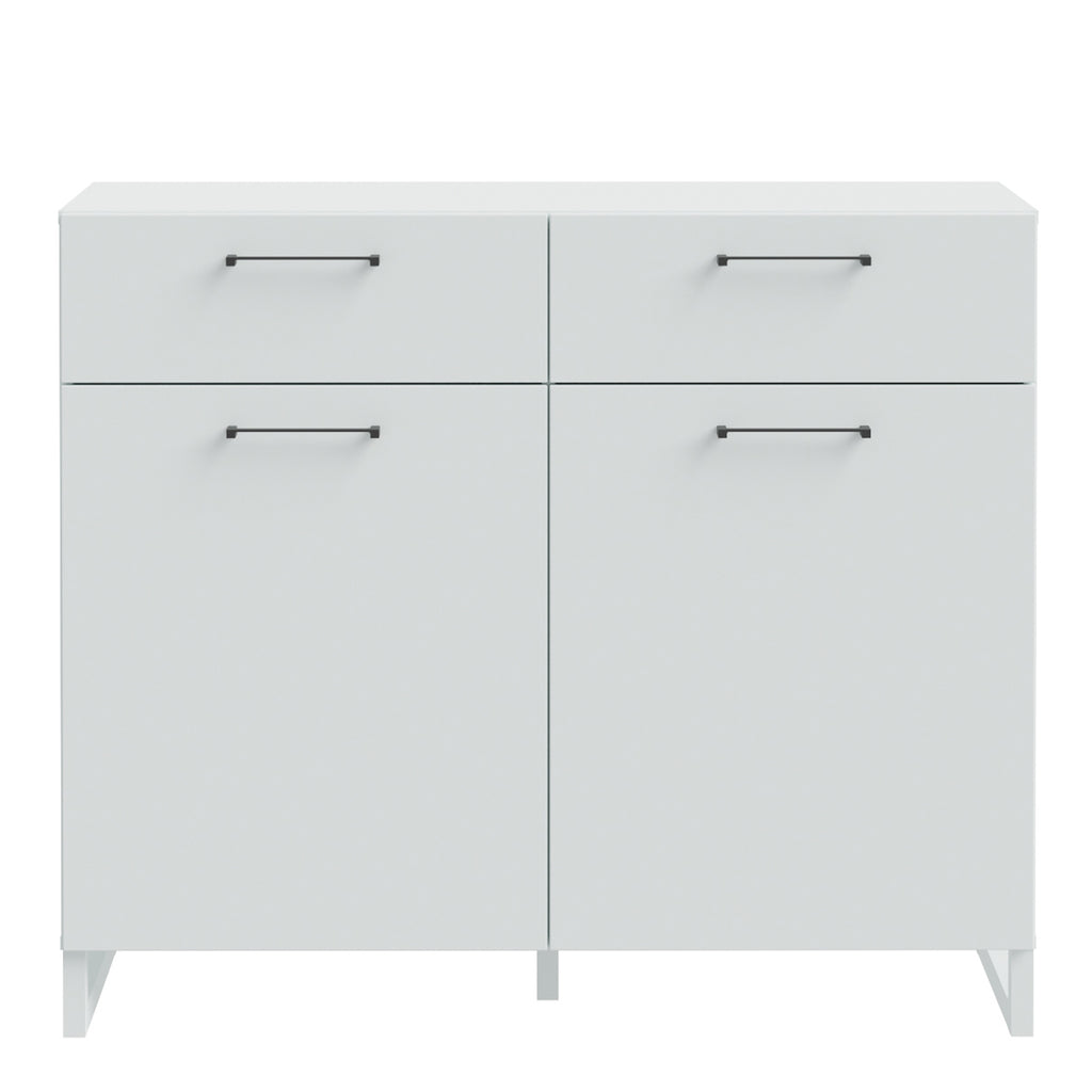 Sali 2 Door 2 Drawer Chest in Light Grey