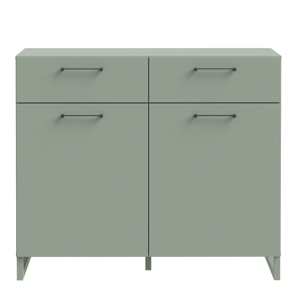 Sali 2 Door  2 Drawer Chest in Sage Green