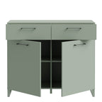 Sali 2 Door  2 Drawer Chest in Sage Green