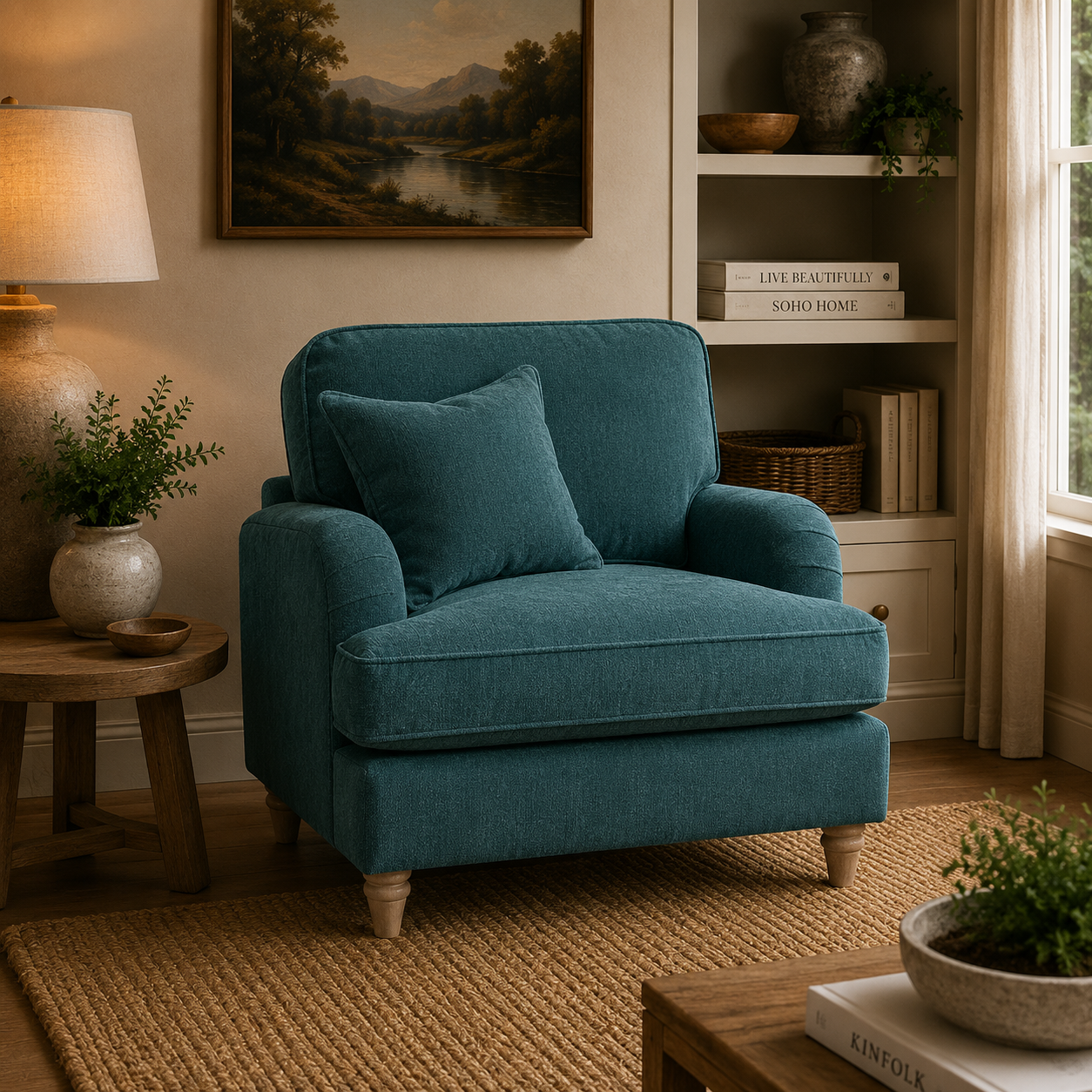 Arm Chair Manhattan Emerald The Great Sofa Company | Piper | Vienna | Arthur | Emeline | Swift | Morris