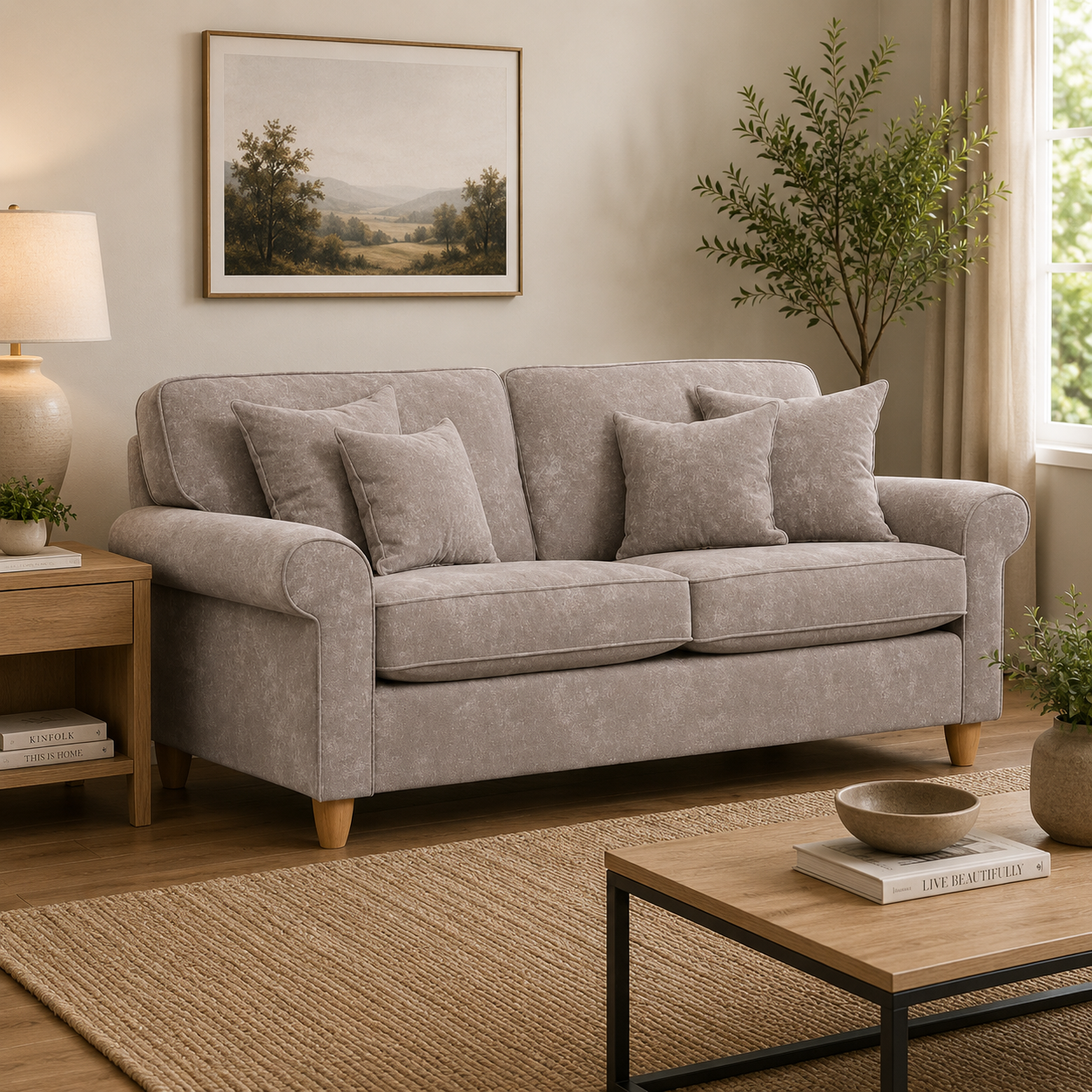 Medium Sofa Sic - Glory 3 Beige The Great Sofa Company | Sinatra | Dorchester | Abingdon | Ashbury