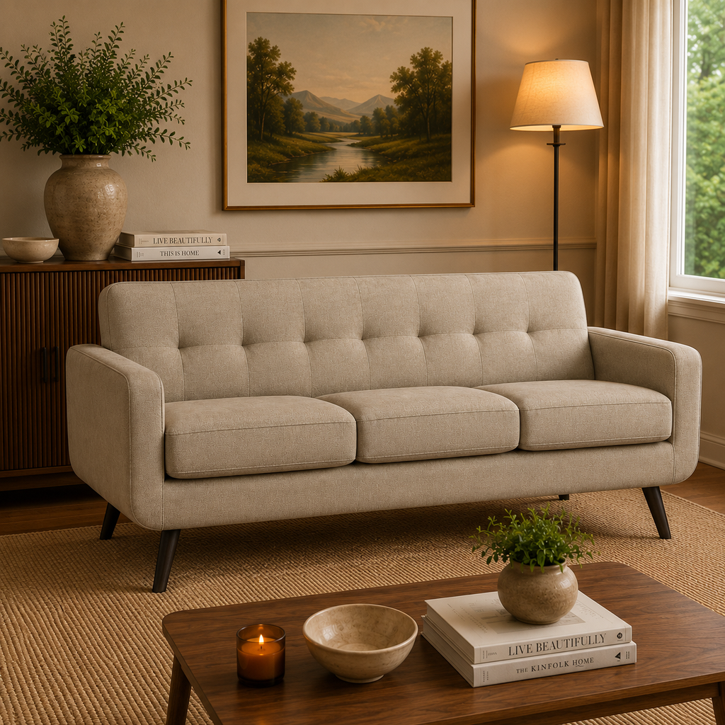 Model 44 - 3 Seater Sofa Enjoy Antelope