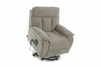 Cornwall Rise And Recline Chair With Massage And Heat Grey - Newsome | Argenta | Goodwood Style
