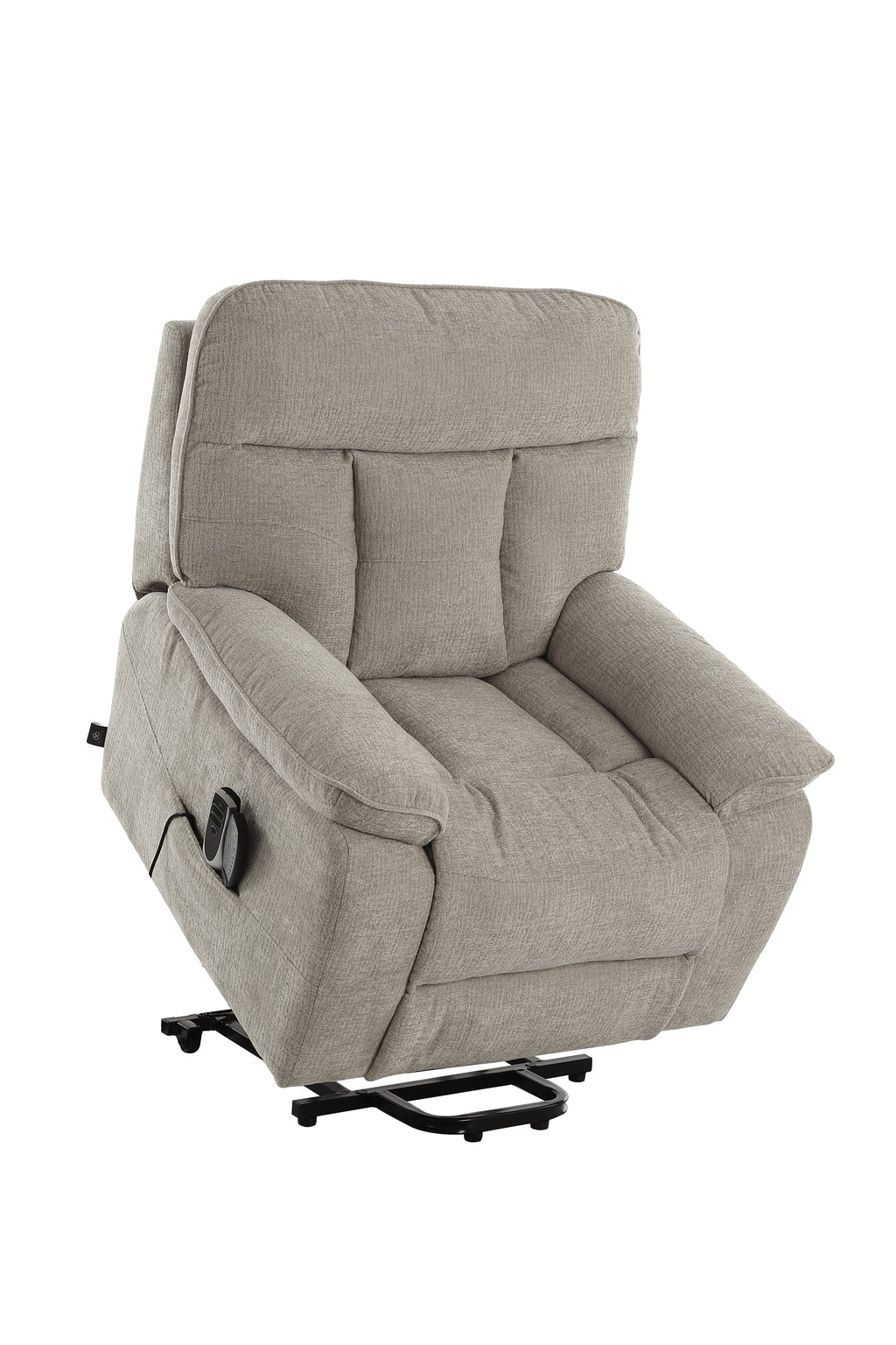 Cornwall Rise And Recline Chair With Massage And Heat Grey - Newsome | Argenta | Goodwood Style