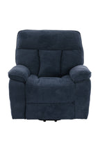 Cornwall Rise And Recline Chair With Massage And Heat Blue - Newsome | Argenta | Goodwood Style