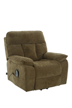 Cornwall Rise And Recline Chair With Massage And Heat Brown - Newsome | Argenta | Goodwood Style