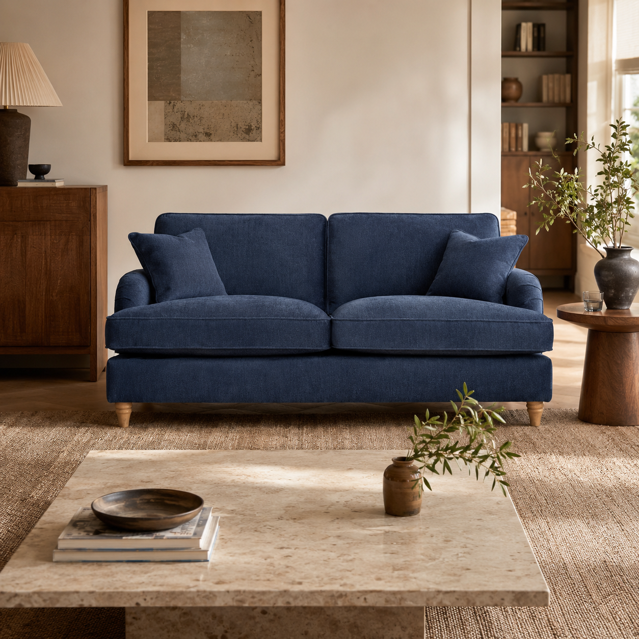3 Seater Sofa Manhattan Navy The Great Sofa Company | Piper | Vienna | Arthur | Emeline | Swift | Morris
