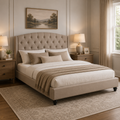 Josephine Beige King Bed
