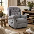 Sienna Rise and Recline Chair Grey