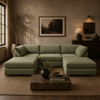 Model 49 - U shaped Sofa Enzo Olive
