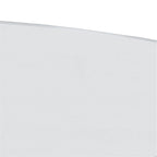 Heaven Round Coffee Table with Glass Top and Chrome Legs