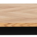 Brighton Dining Table in Oak with Herringbone Effect 180x95cm