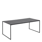 Infinity Coffee Table in Matt Black