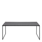 Infinity Coffee Table in Matt Black