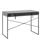 Seaford 1 Drawer Desk in Ash Black