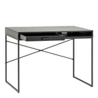 Seaford 1 Drawer Desk in Ash Black