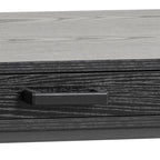 Seaford 1 Drawer Desk in Ash Black