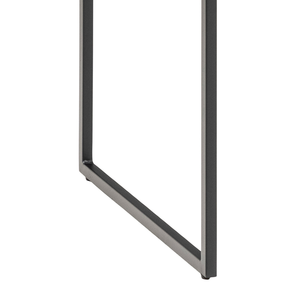 Seaford 1 Drawer Desk in Ash Black