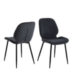 Femke Dining Chair in Anthracite Set of 4