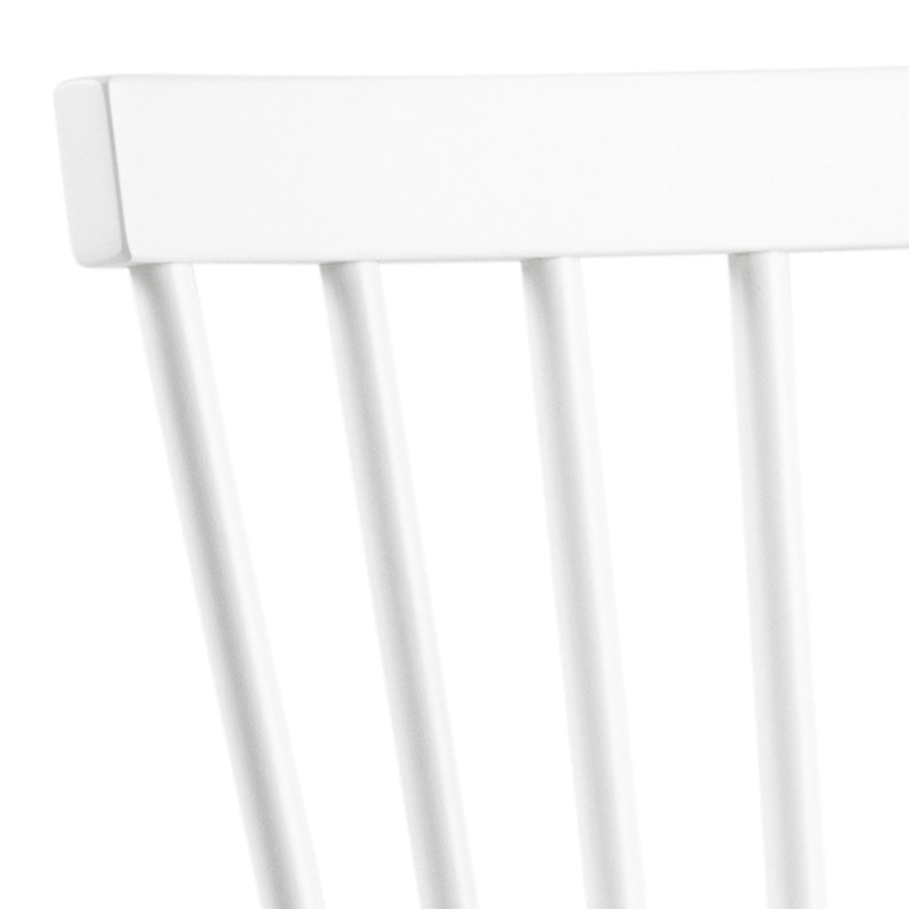 Riano Dining Chairs in White Set of 2