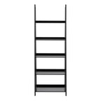 Wally Bookcase with 5 Shelves in Black