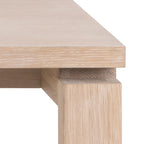 Linley Dining Table in White Oak
